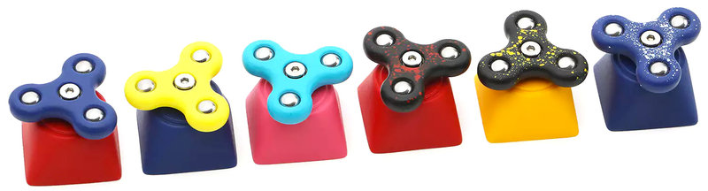 Illustration for article titled I Want to Replace My Entire Keyboard With Fidget Spinner Keys